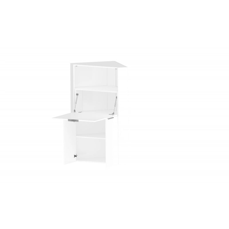 Scrivania ad angolo Dalia – Richiudibile – 70x140x57 – Bianco Lucido