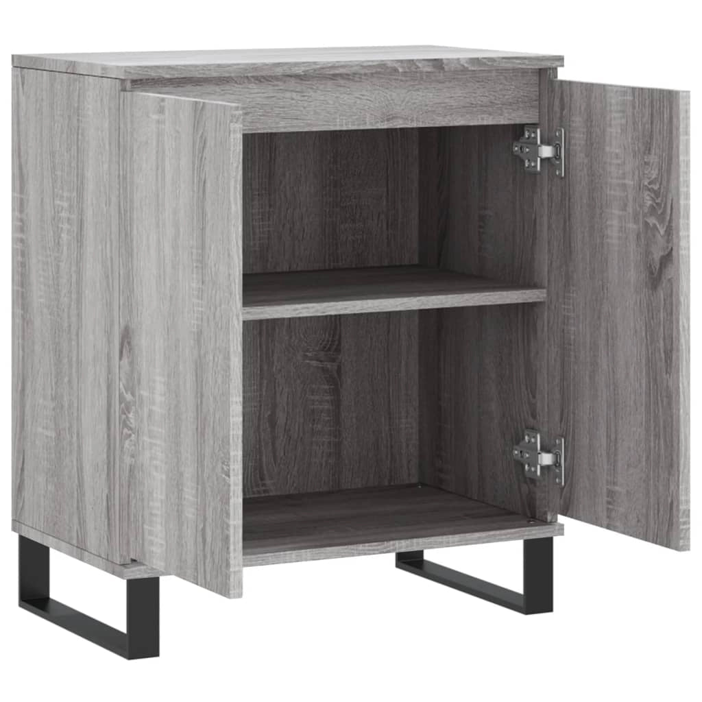 Buffet credenza cassettiera armadio mobile contenitore organizer cucina soggiorno Sonoma 60 x 35 x 70 cm legno ingegnerizzato grigio 02_0036415
