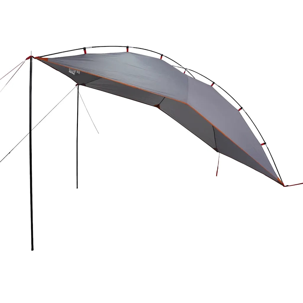 Tenda da Campeggio per Auto Grigio e Arancione Impermeabile 4009526