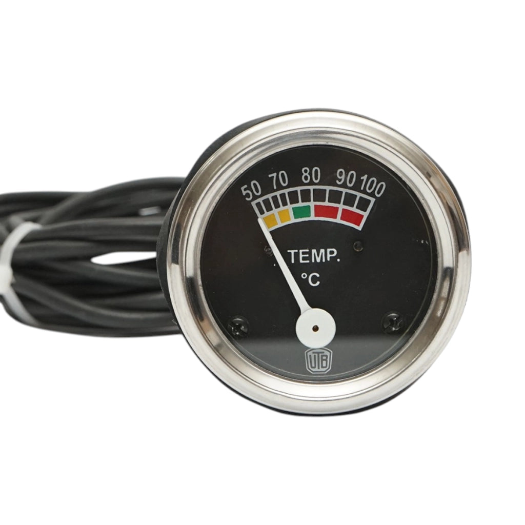 Indicatore meccanico della temperatura dell'acqua con sonda per Massey Ferguson, Landini 9500, codice OEM 1822732M91, 1822732M92, 1822732M93