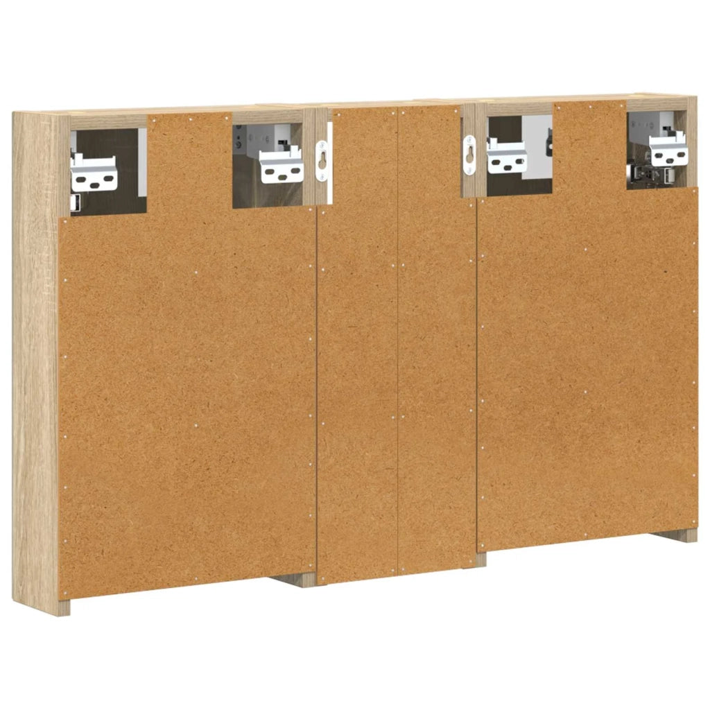 Set di Armadi da Bagno con lo scaffale 3 pcs 80 x 10,5 x 50 cm 3403650