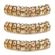 MJDCB 6mm 100 pezzi di perle rotonde per gioielli perle strass spacer perle per la creazione di gioielli bracciali collane