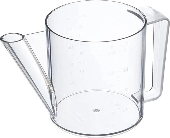 Separatore di tubi, capacità di riempimento: 1 litro, plastica, trasparente, confezione da 1.
