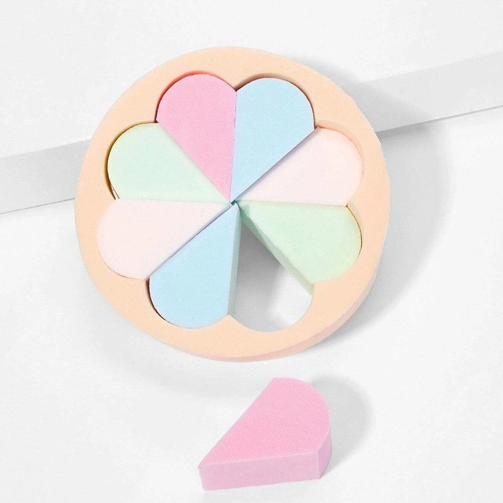 Trade Shop - 2 Pz Fiori Spugne Correttore Fondotinta Sfumature Make Up Spugnette Conturing -