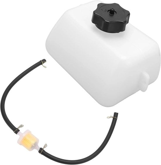 Serbatoio Carburante 1L per Motocicletta Minima 2 Tempi 43cc 47cc 49cc con Filtro Carburante Bianco per Sonda