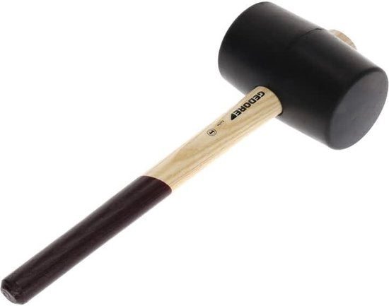 Mangiaferro in gomma 90 mm manico di legno piastra di taglio acciaio inox forgiato 226 E-4