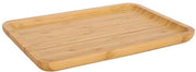Porta ciotole in bamboo - 30 x 20 cm - Naturale texture - Transparenza - Adatto per alimenti