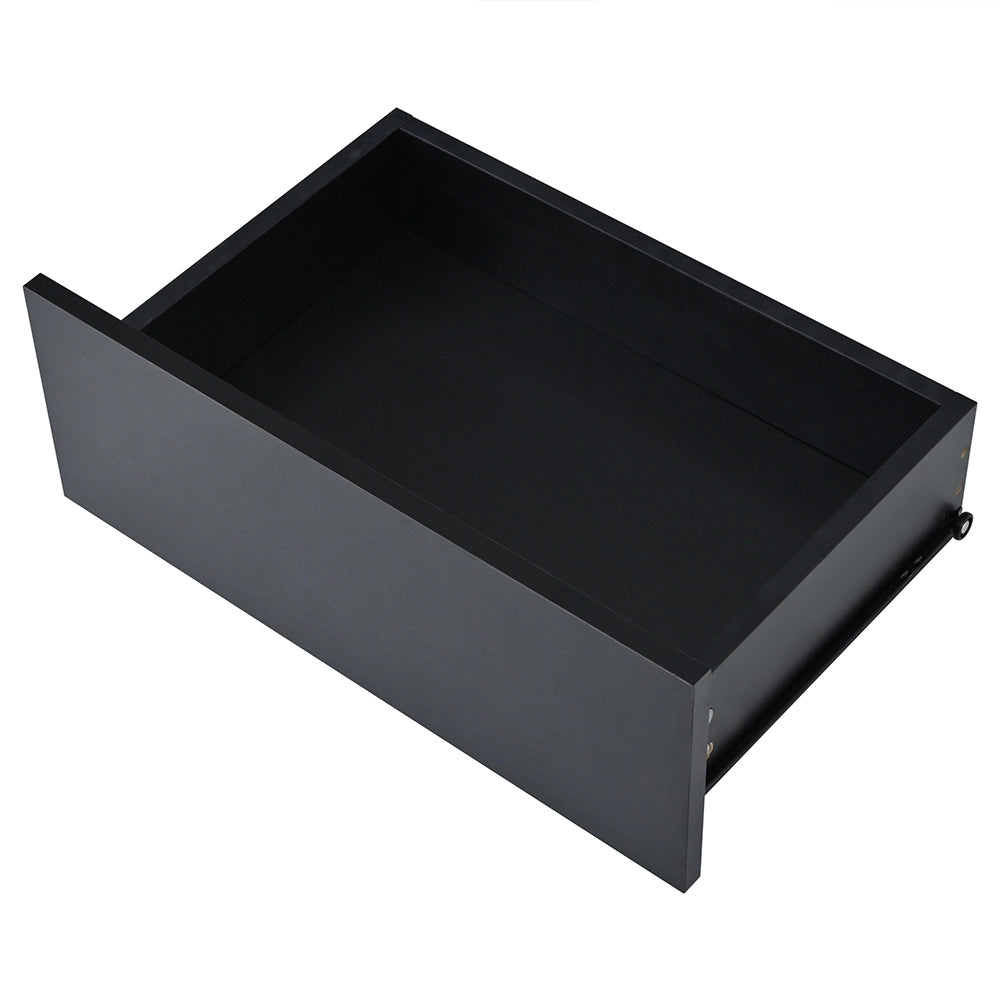 Tavolino design - Xylo - 100x50cm vetro LED nero