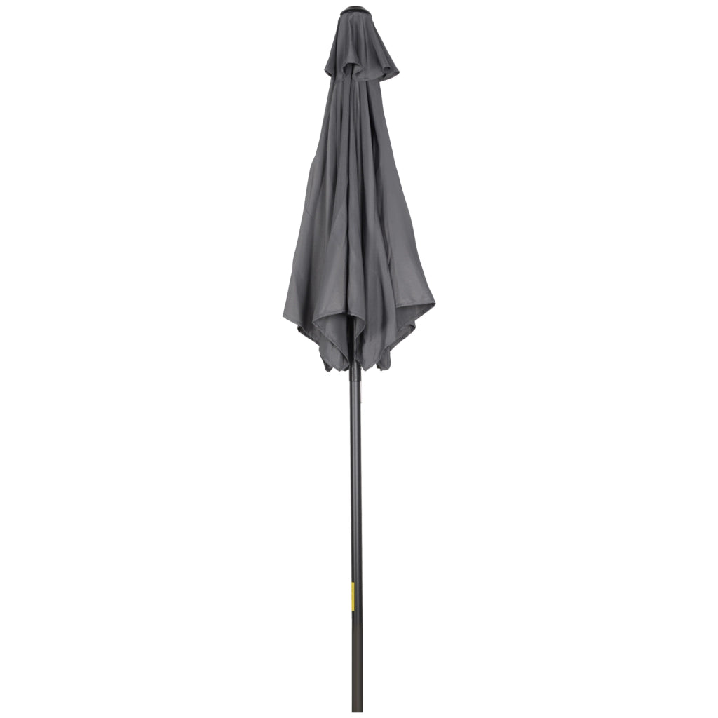 Ombrellone da balcone esagonale per giardino ¨C zephmum ¨C ?196 cm, grigio scuro