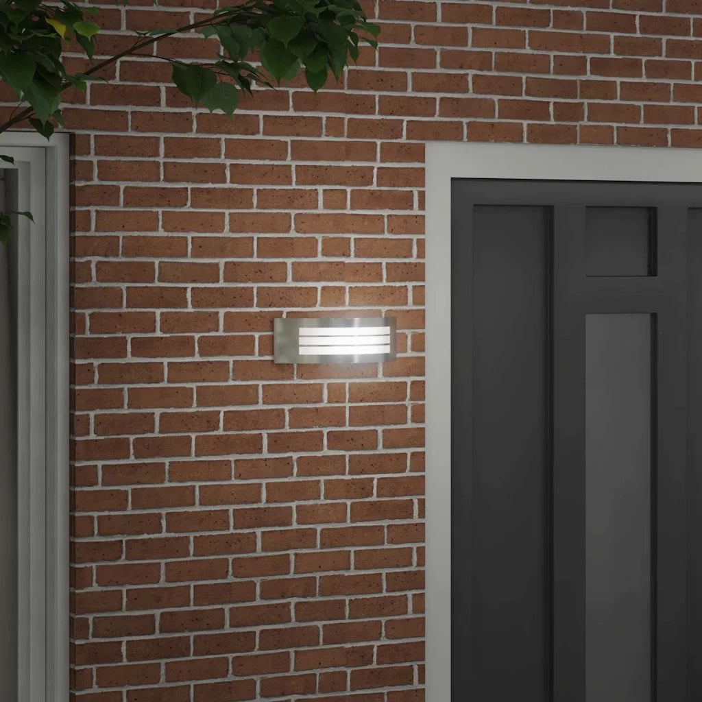 Lampada da Parete Esterna Argento 32 x 10 x 10 cm CFW1673394