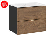 Set mobili bagno 60 cm con lavabo per mobile SKY Talia Casella 60 x 1401 x 46 cm