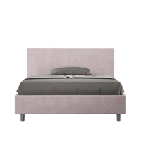 Letto Matrimoniale Large 180x190 cm con Rete Adele Glicine