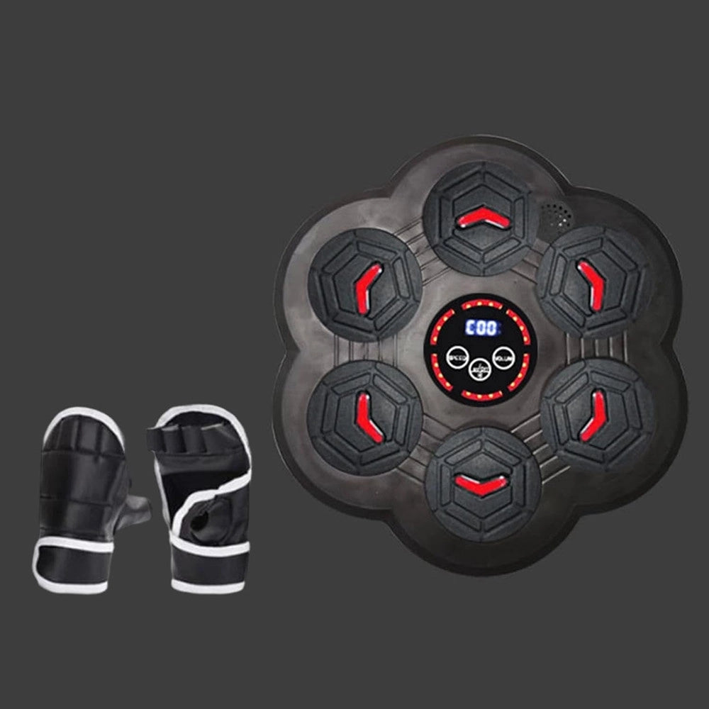 Trade Shop - Macchina Da Boxe Intelligente Bersaglio Da Parete Elettronico Allenatore Per Uomo Donna -