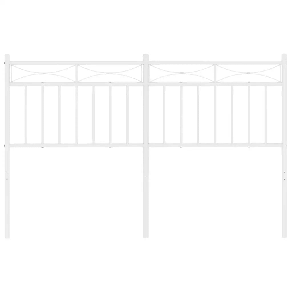 Testiera di Ricambio in Metallo Bianco 135 cm 373772