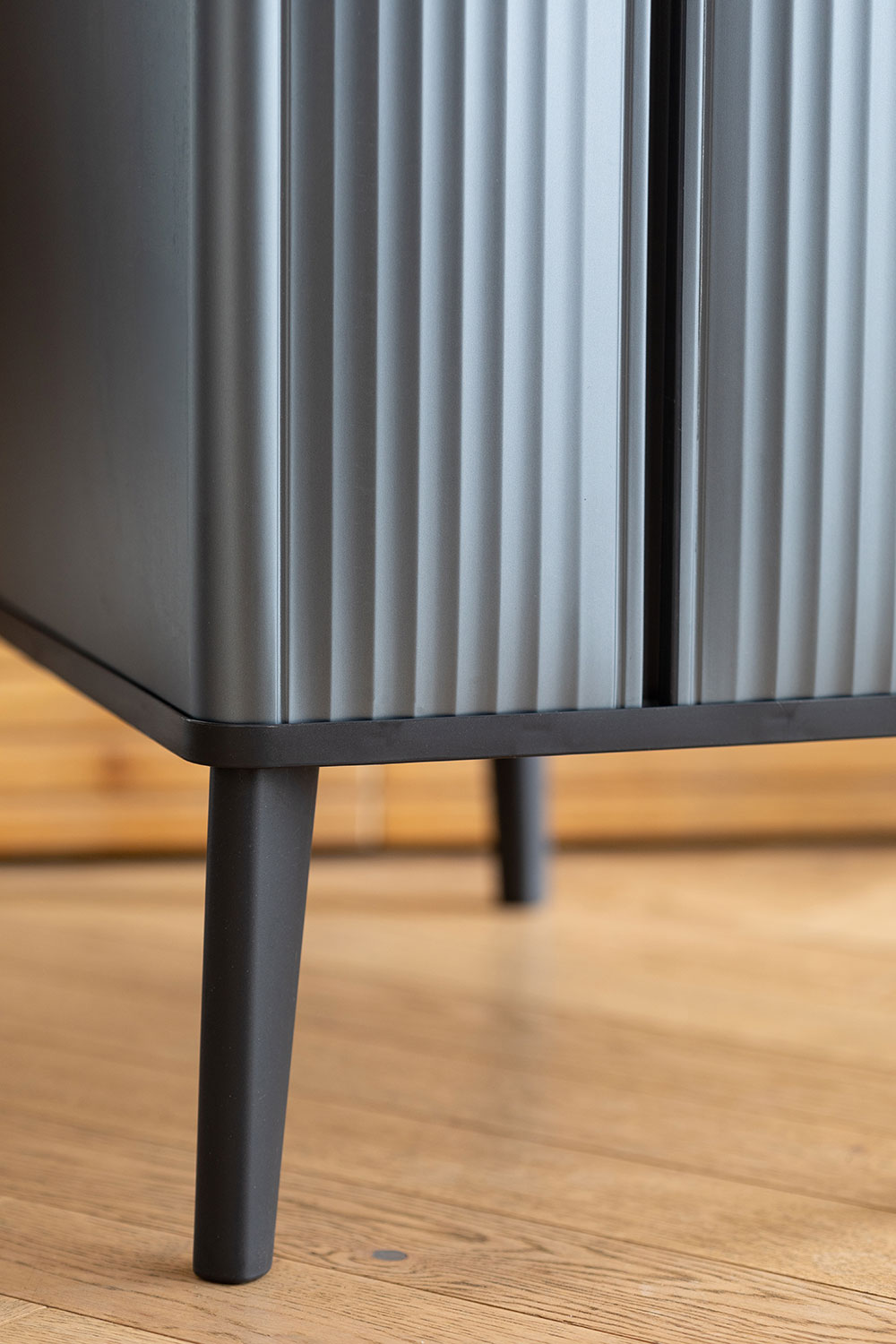 Pattumiera Alta 54L Keter Verto High 43,5x26,5x68,7 cm in Plastica Blu Perla