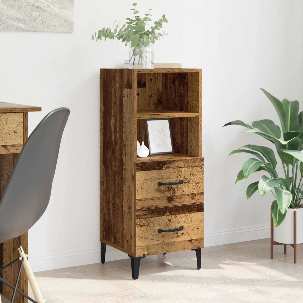 Credenza Legno vecchio 34 x 34.5 x 90 cm Legno multistrato