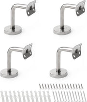 Supporto per leunini 4 pezzi - 7-faccia - acciaio inossidabile - disco curvo - carico di sollevamento stabile - per leunini - guide - leunini scale.
