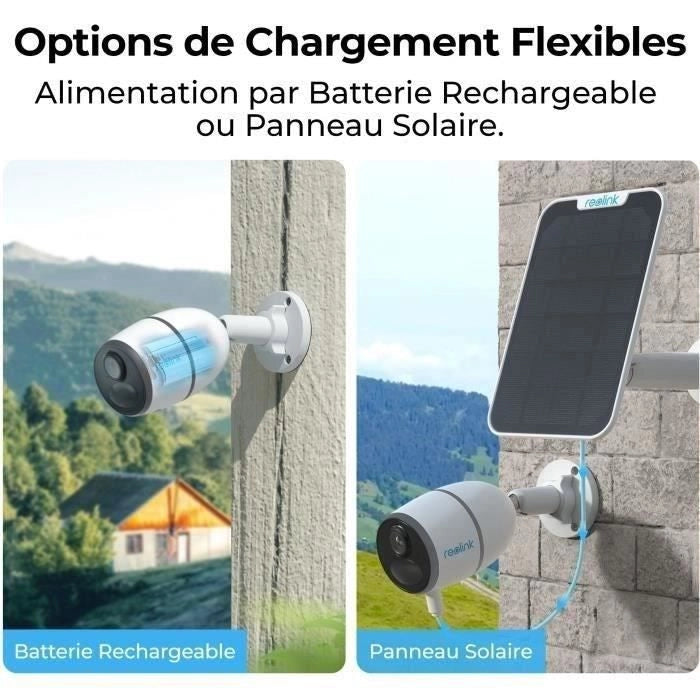 Telecamera esterna - REOLINK - G330 - Pannello solare - Bianco