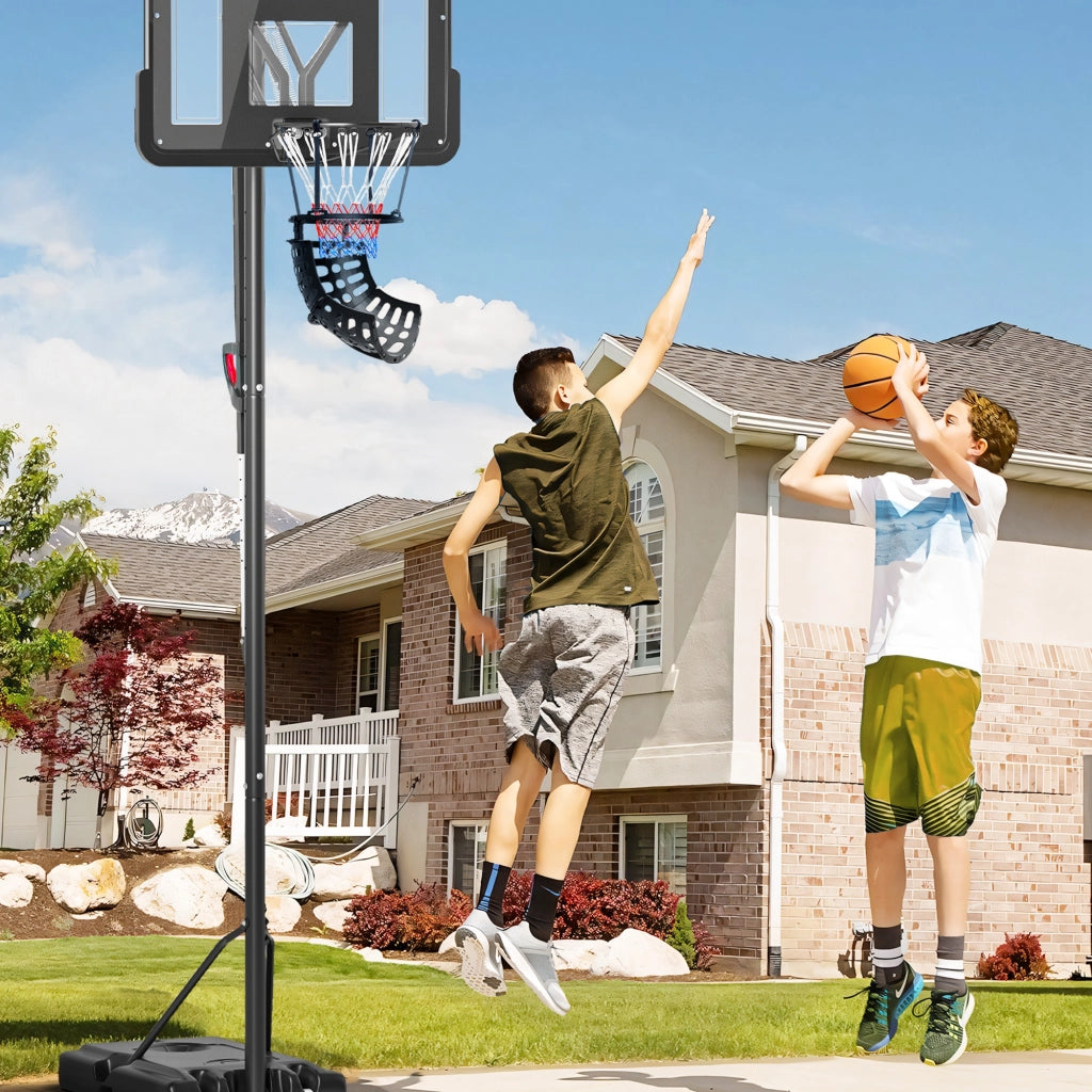 Cestino da basket regolabile in altezza 360¡ã ¨C zephmum ¨C Nero 35.6x35.6x75.5 cm