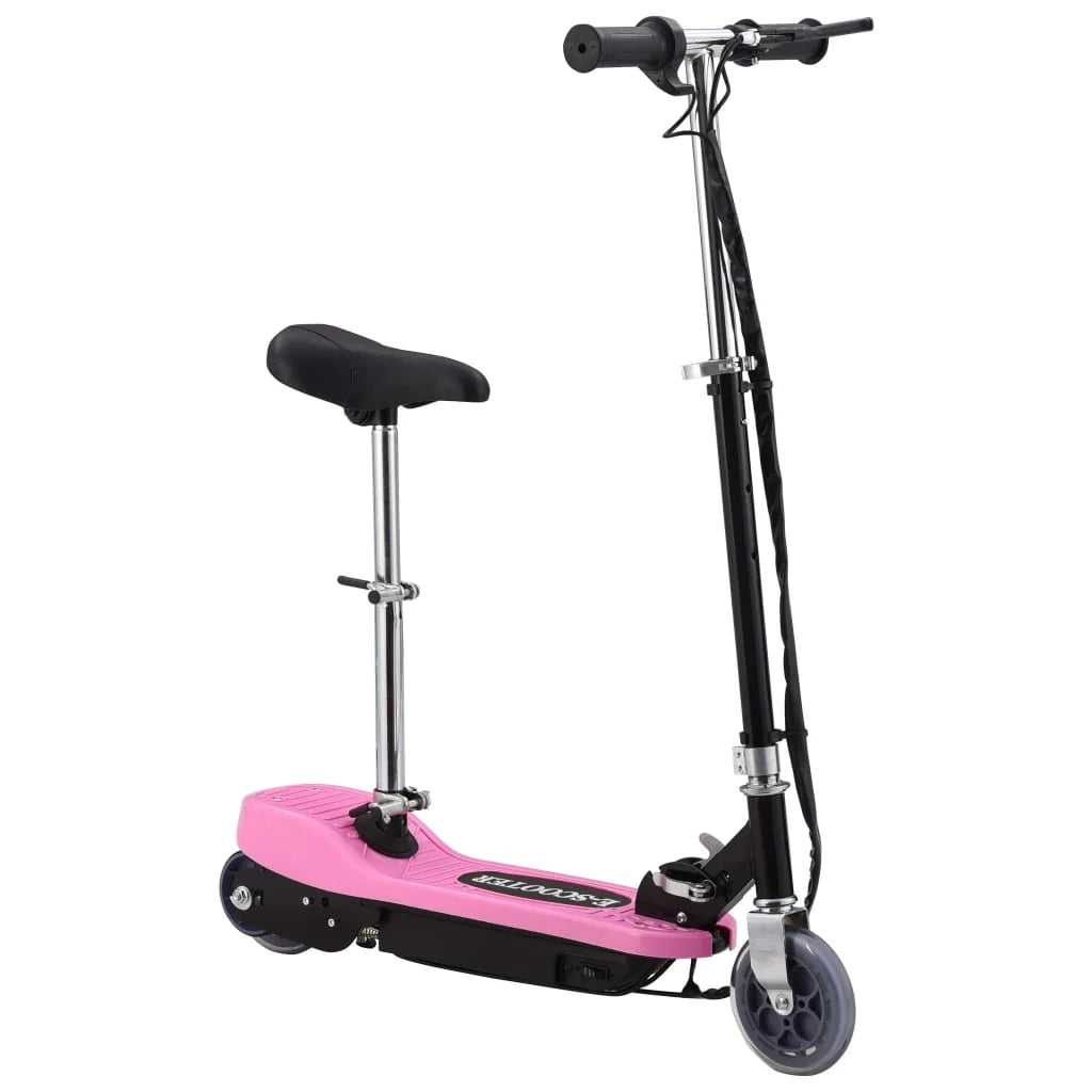 Monopattino elettrico con sedile 120 watt rosa 02_0004601