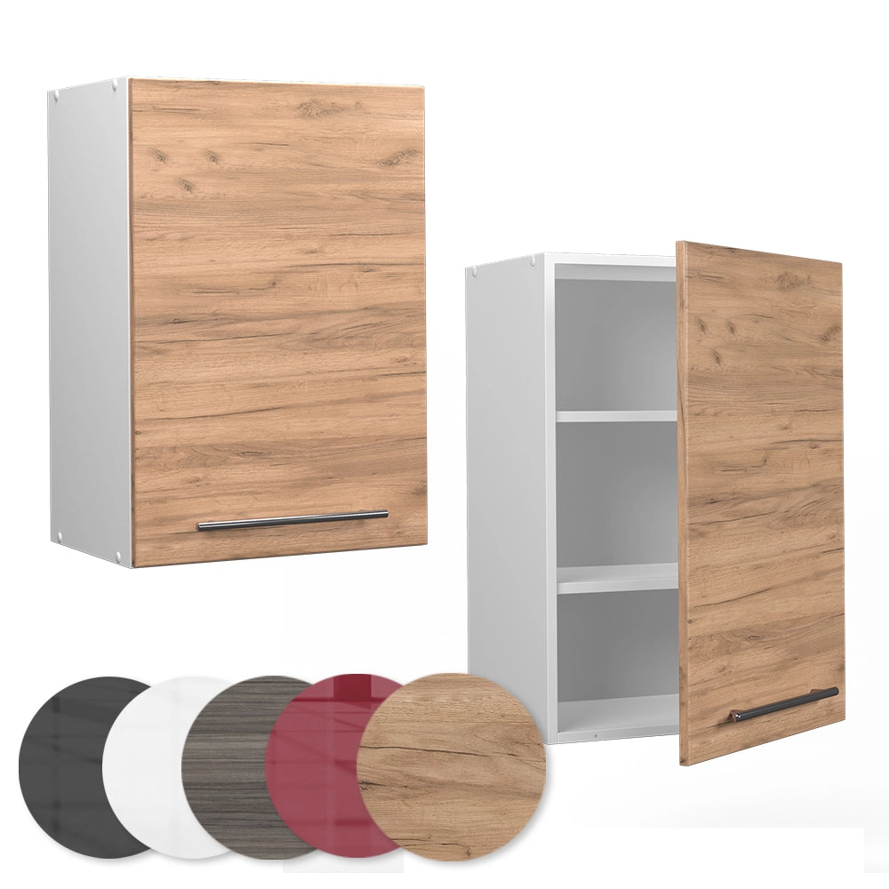 Pensile da cucina Fame-Line Rovere dorato/Bianco 50 cm Vicco