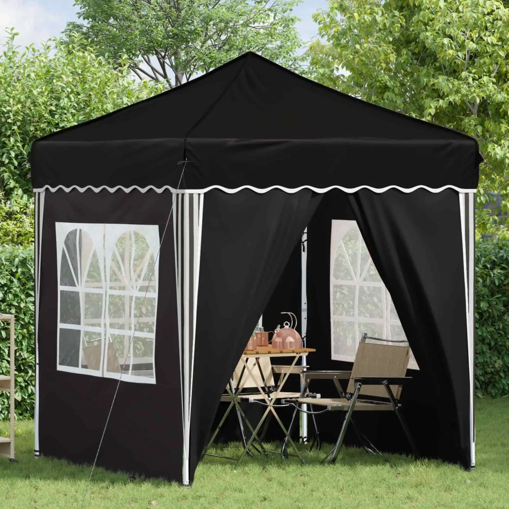 Tenda per feste a pop-up 195 x 195 x 245 cm Nero Tessuto Oxford