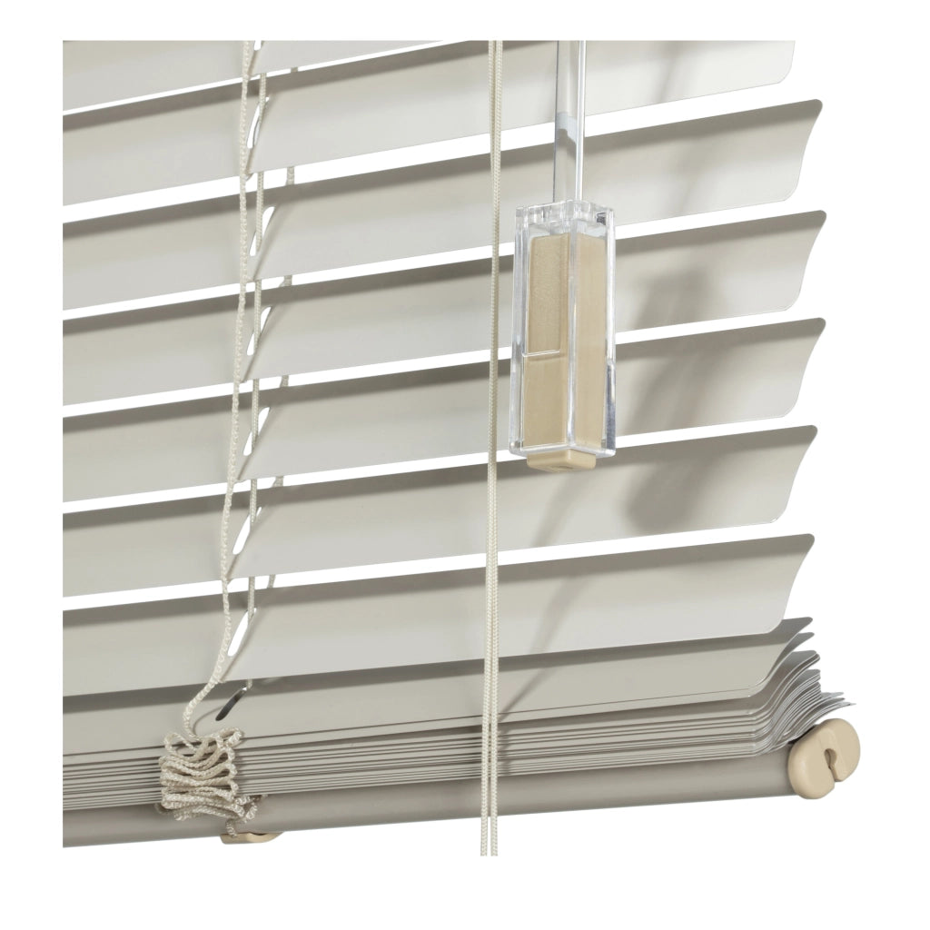 VIEWTEX Veneziana in alluminio  25mm sabbia  100 X 250cm - Made in Europe - 5 anni di garanzia