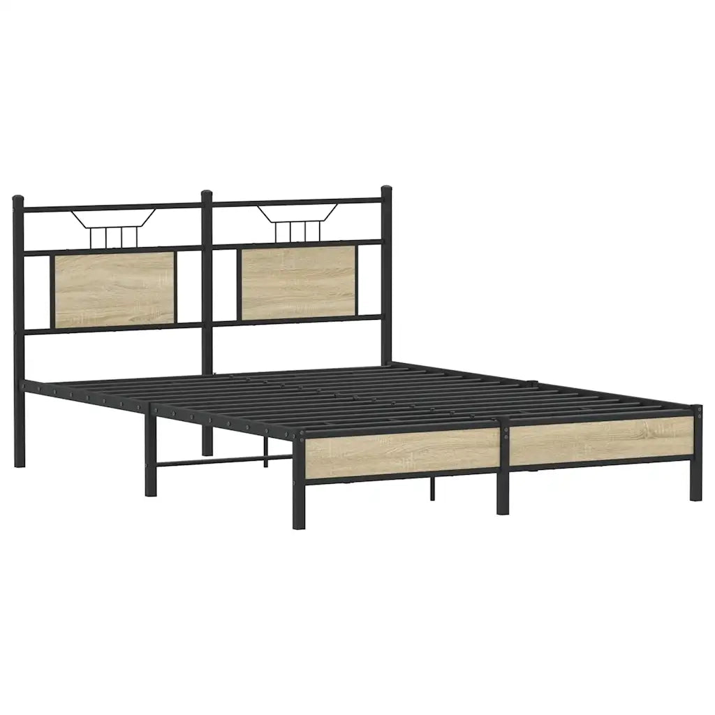 Giroletto senza Materasso Rovere Sonoma 137x190cm in Truciolato 4106943