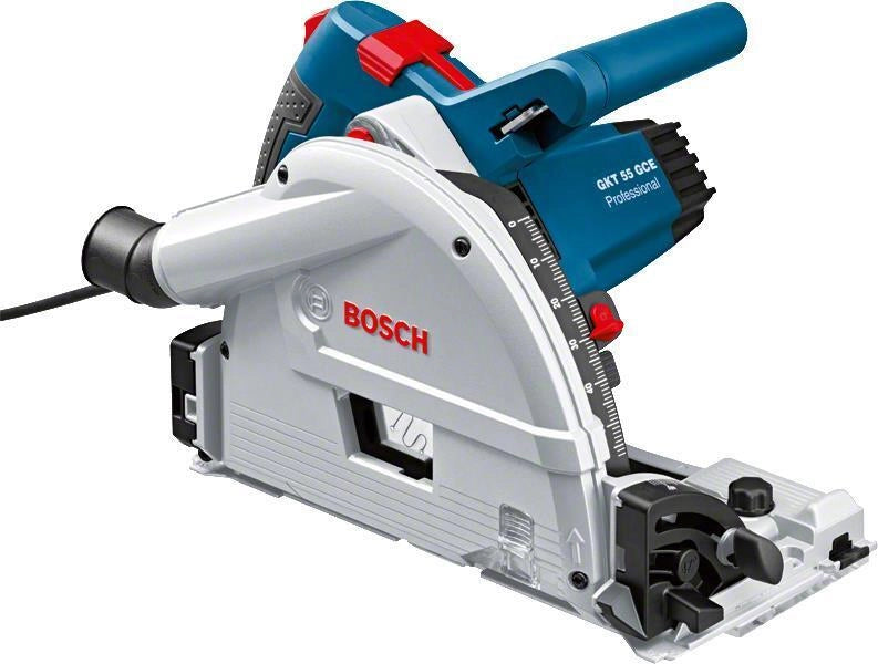 Bosch Professional 0601675001 GKT 55 GCE Sega a immersione 1400 W 165 mm velocita' regolabile con sistema aspirazione polvere colore Nero