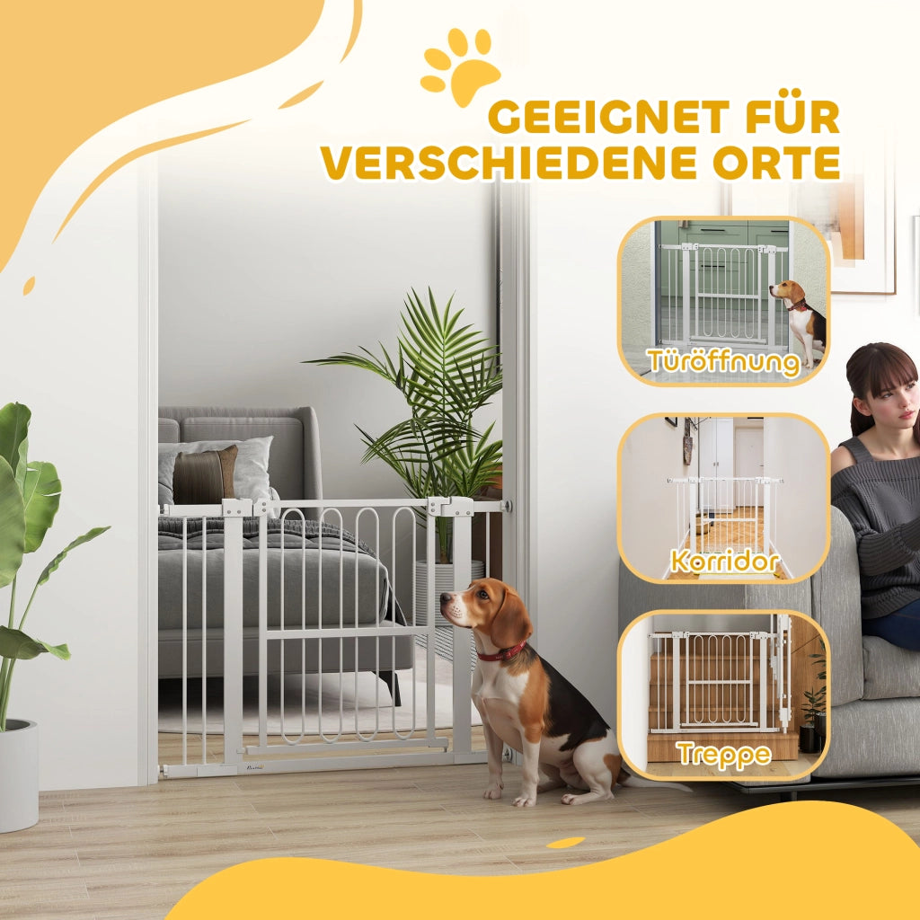 Cancello per Bambini e Cani ¨C zephmum ¨C Grigio 76-104 cm