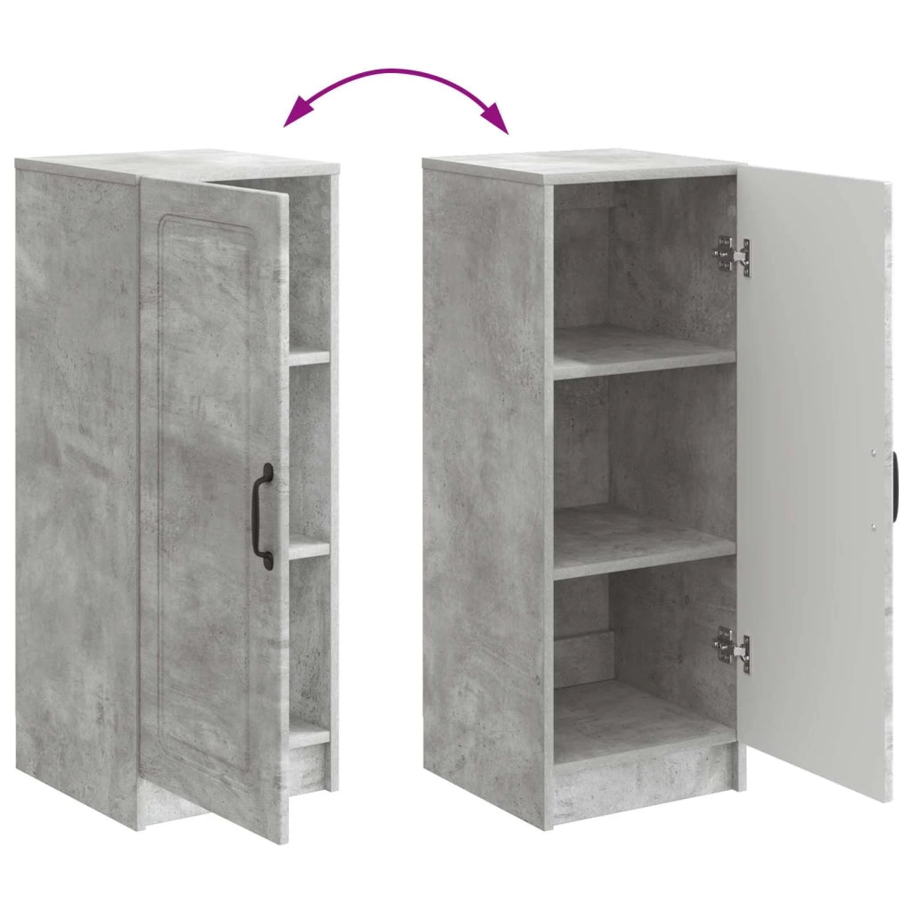 Credenza Grigio Cemento 33 x 34,5 x 87 cm Legno ingegnerizzato 895748