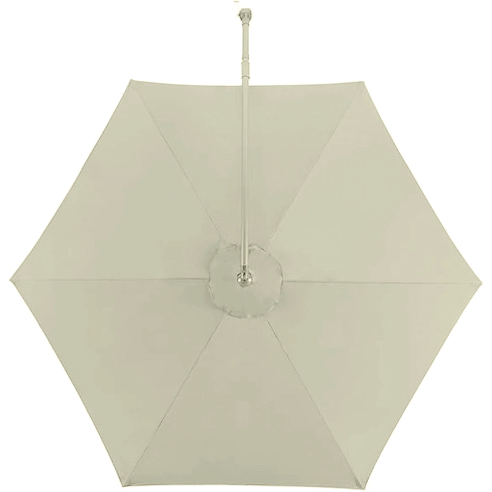 Ombrellone Giardino Decentrato 3x3 Mt Full Sabbia Palo Metallo Gazebo Piscina