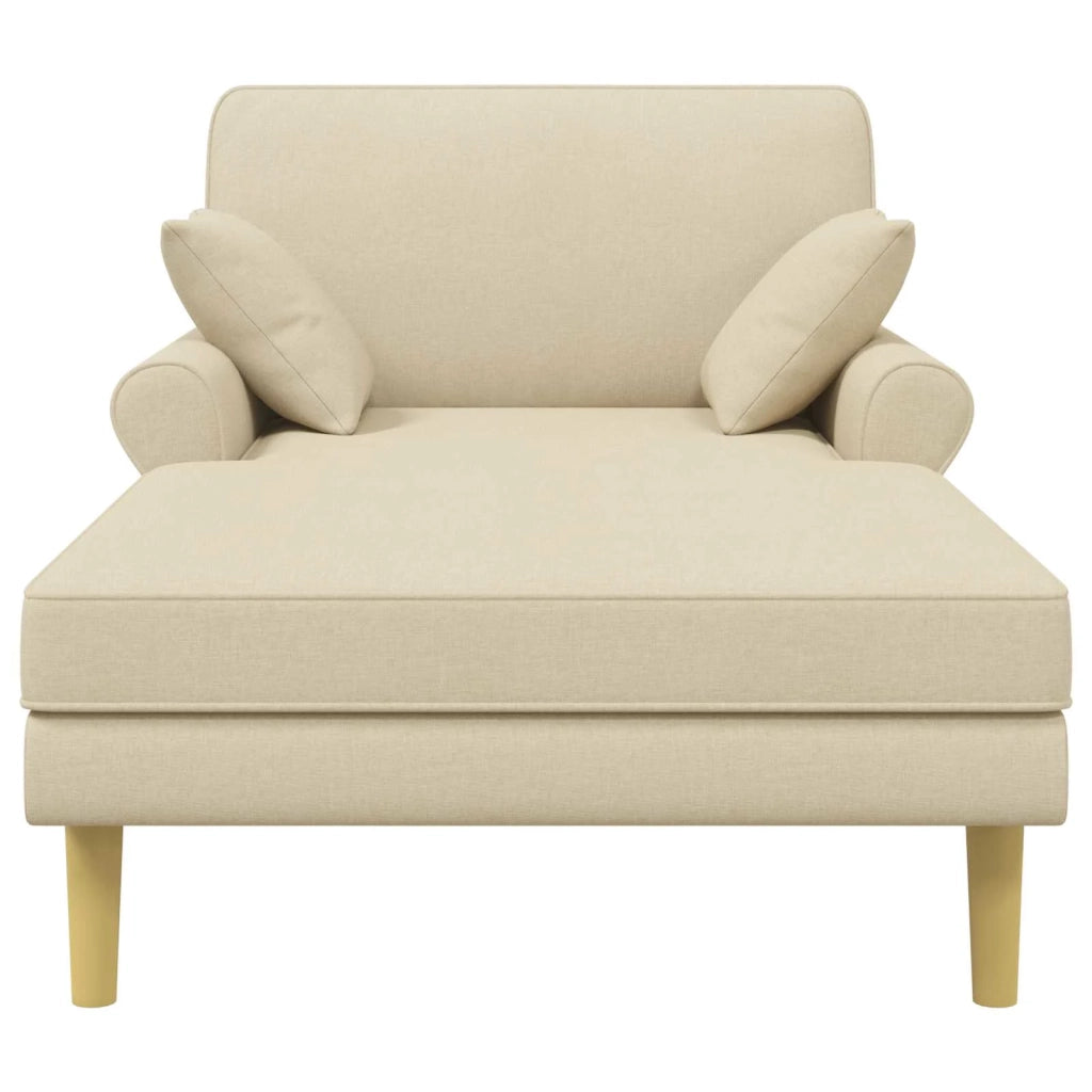 Chaise longue Crema Tessuto 42048088