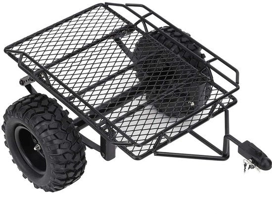 Kit di Assistenza Auto Metallica per RC Trailer Simulazione - Axiale per SCX10/TRX4 - 1/10 Auto RC - Banda in Gomma/Metallo di Alta Qualità - Kit di Montaggio