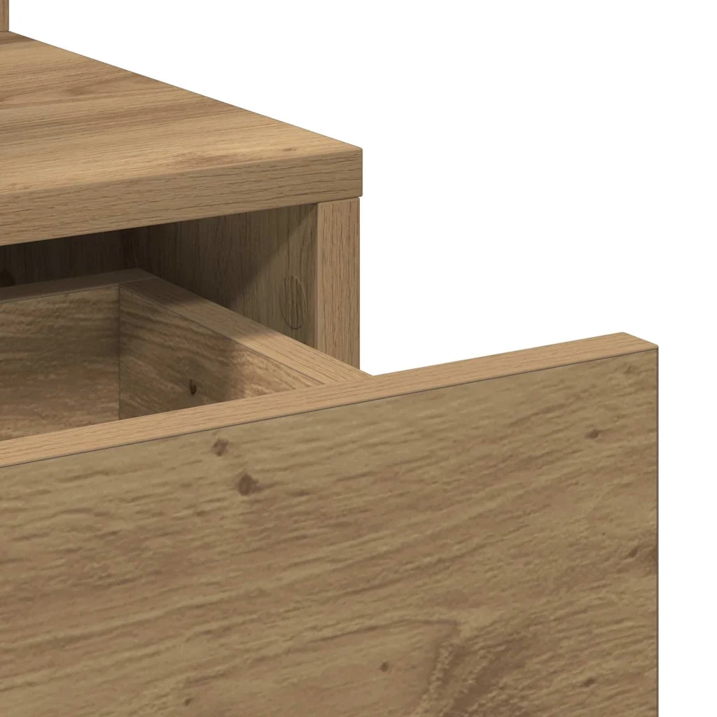 Tavolo da Trucco con porta Rovere artigianale 80 x 35 x 132 cm 868881
