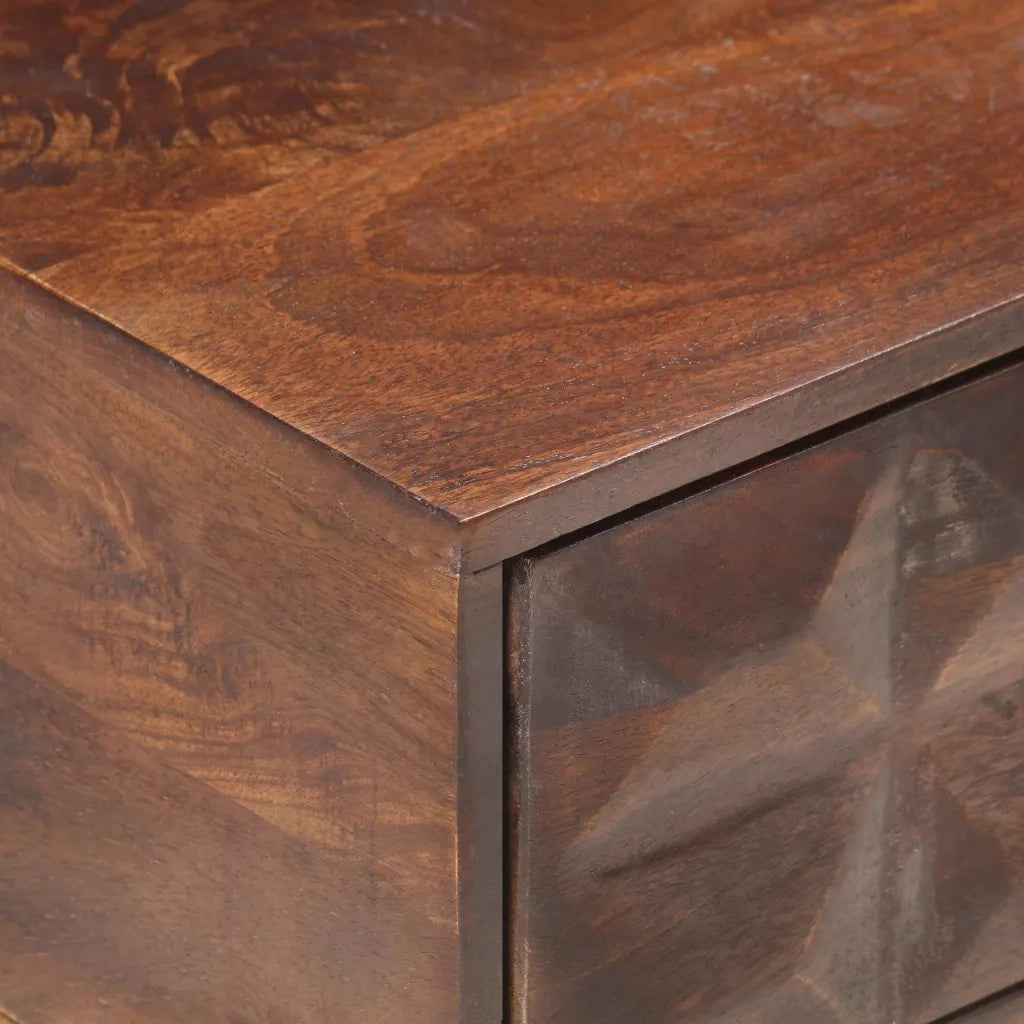 Tavolino da caffè 112x50x40 cm in Legno Massello di Mango 323405