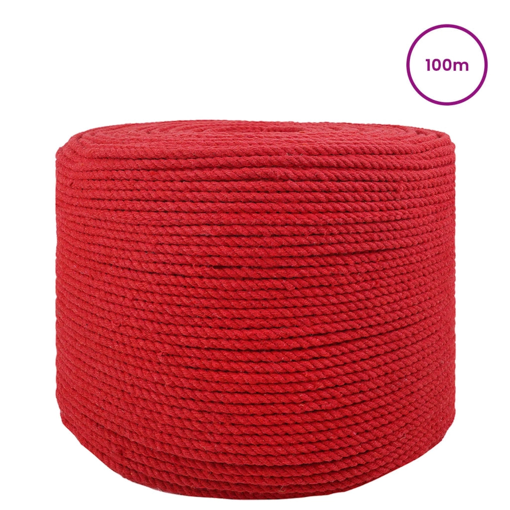 Corda Rosso 0,8 x 0,8 x 10000 cm Cotone 42011904
