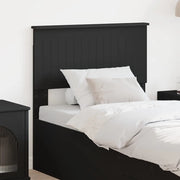 Testiera-Testata-Testiera Decorativa Rovere Nero 80 cm Legno multistrato 911549