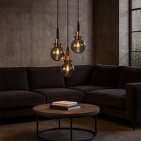 Lampada APP1125-3CP Black Gold