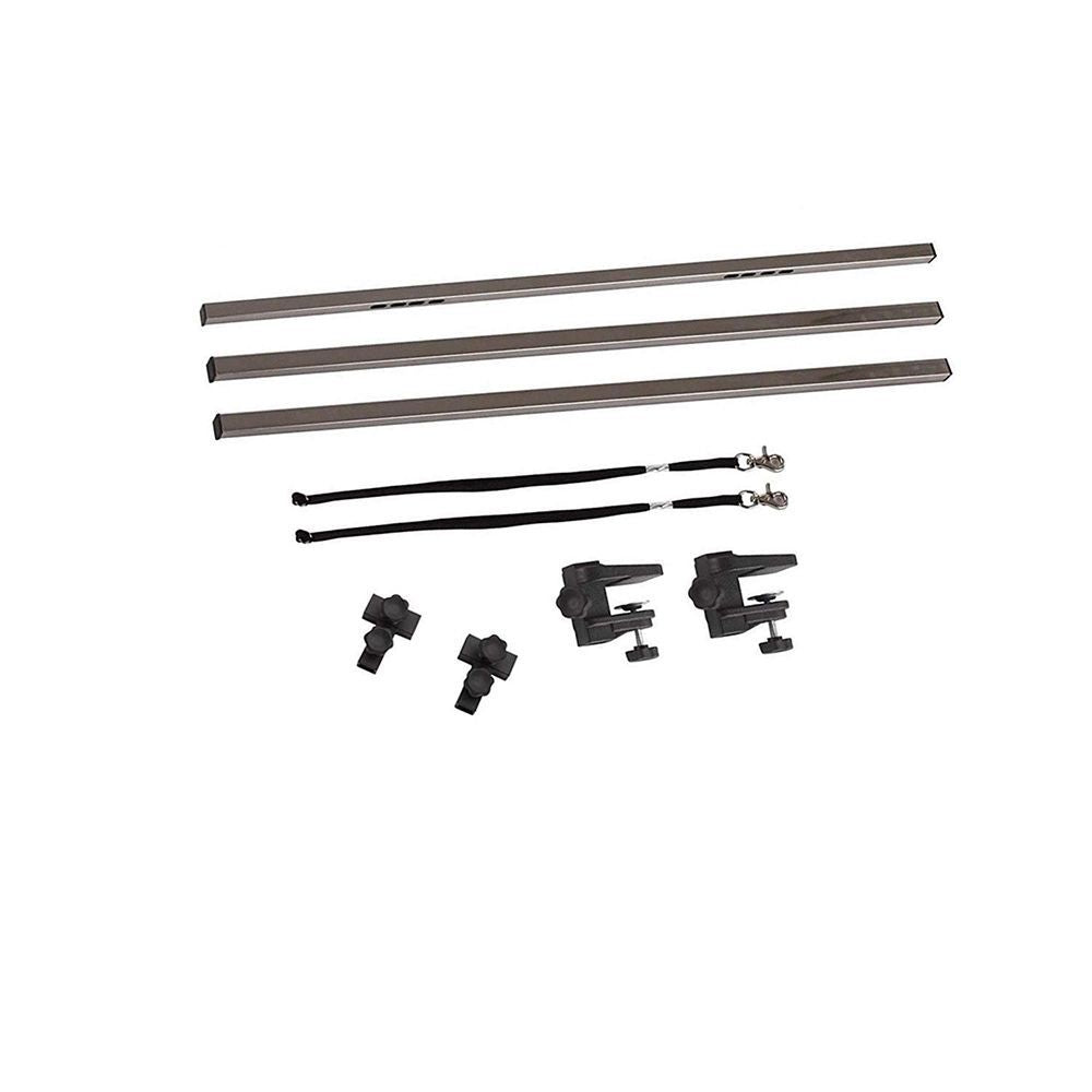 Tavolo toeletta cani pro - Xylo - 117cm nero rete+gomma