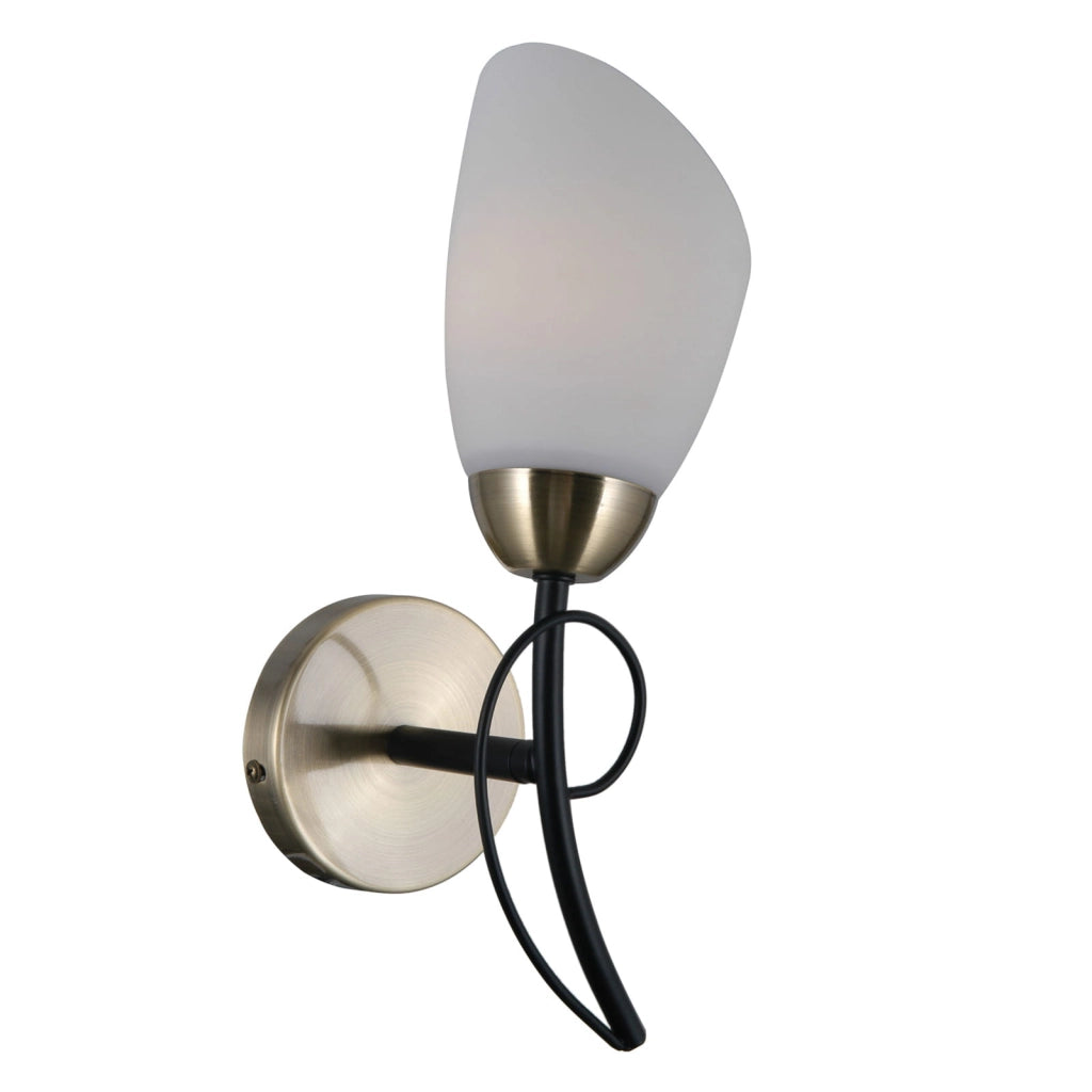 Applique da parete Italux Cristina 1xE27 40W ottone/oro