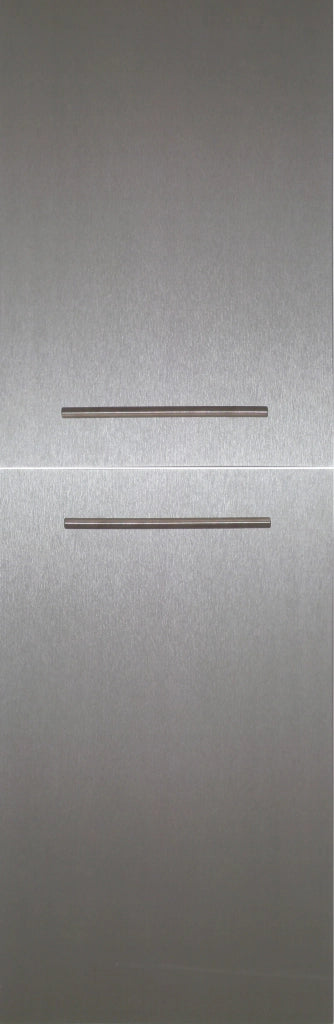 Porta frigo cucina Lumi platino H2004xL595 GD MENUISERIES
