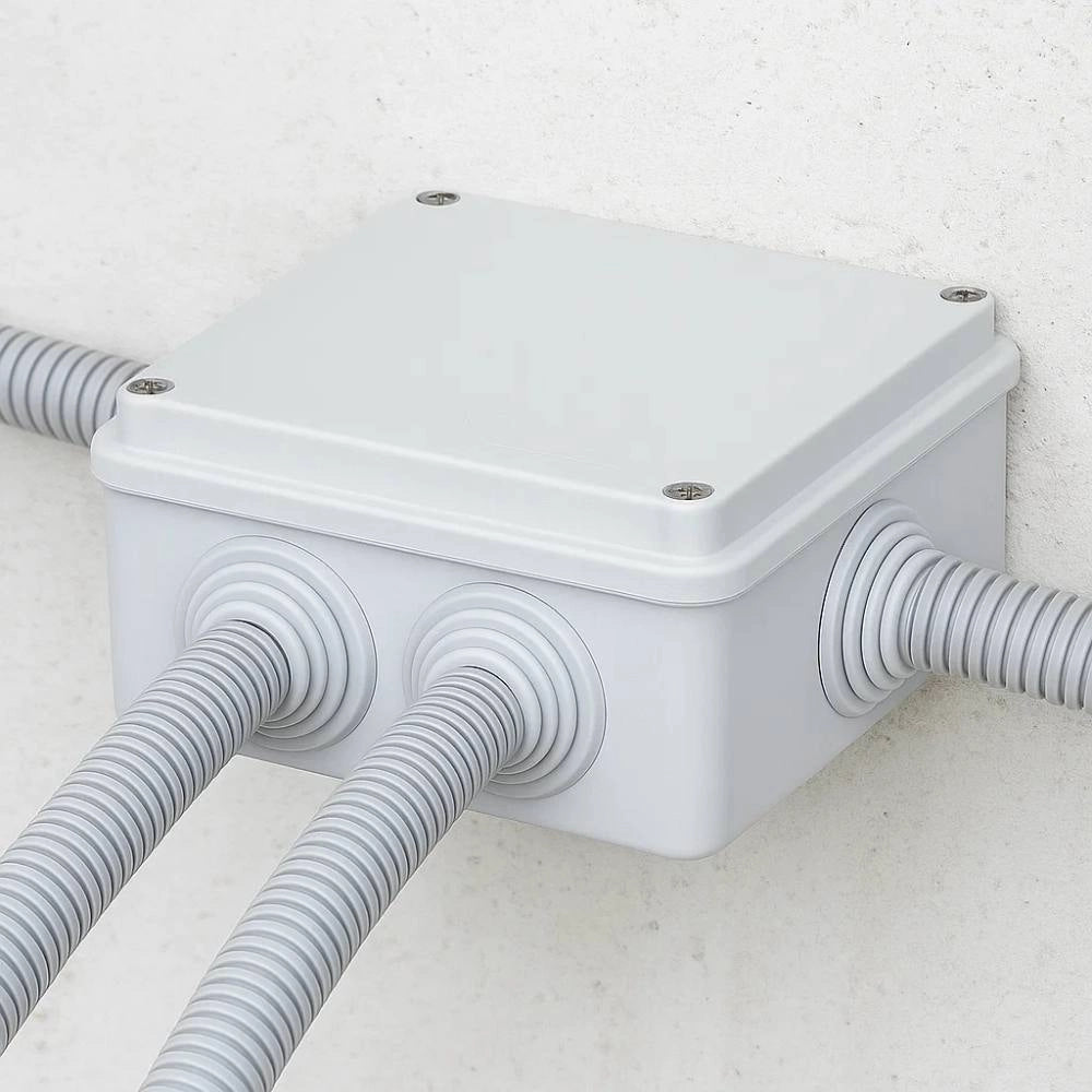 Scatole di derivazione gewiss serie 44 ce stagne in tecnopolimero ip55 *** dimensioni 100 x 100 x 50 millimetri, conf...