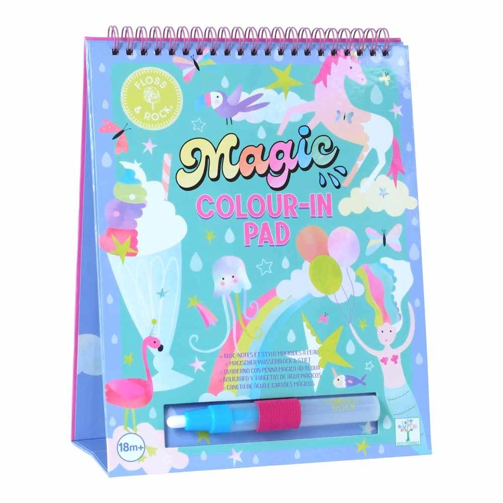 Floss & Rock - Magic Water Easel Pad & Pen - Fantasy