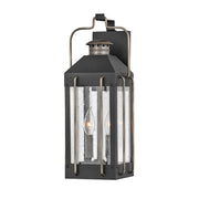 Applique esterno retro Fitzgerald nero E14 2x40W Hinkley