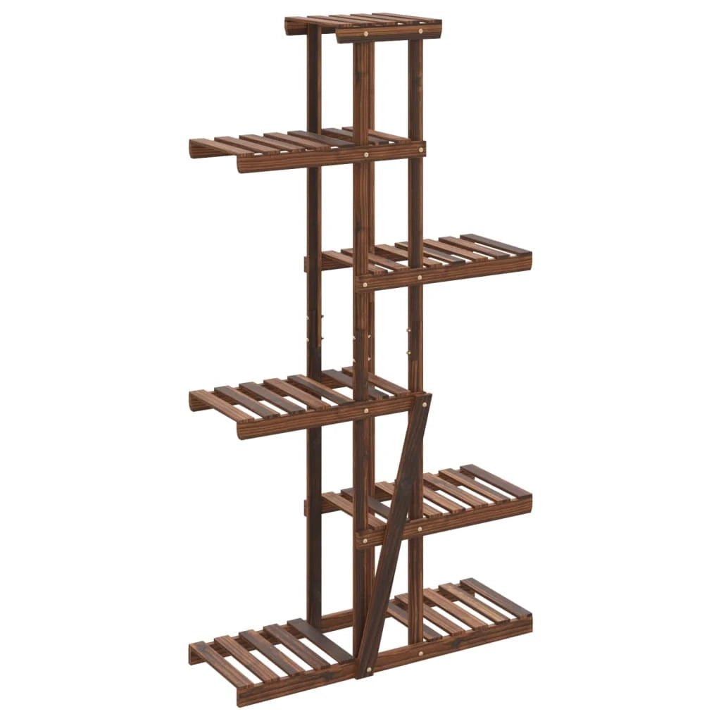 Portafiori/armadietto per piante 75 x 25 x 140,5 cm legno massello di abete marrone 02_0045216