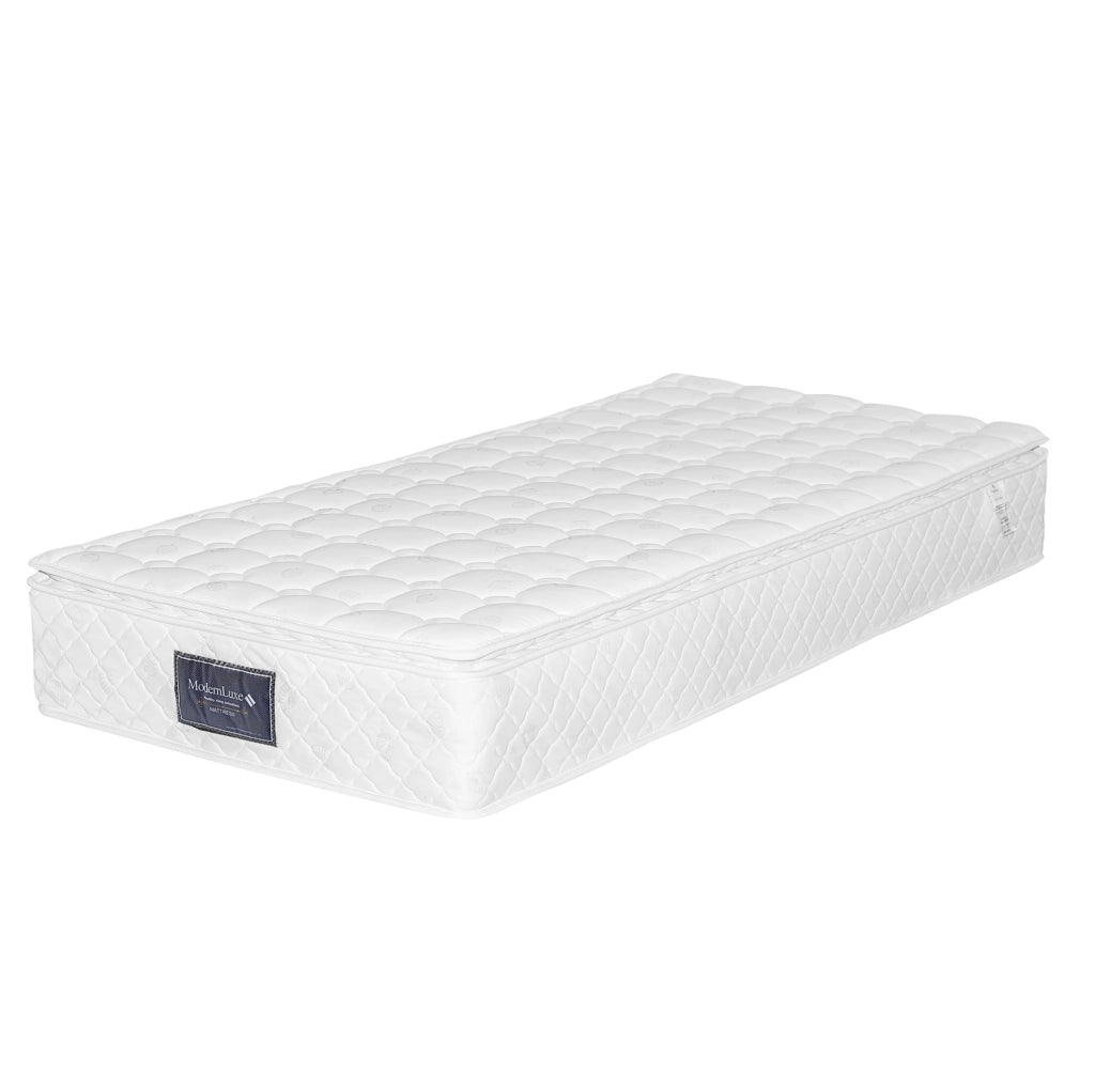 Letto singolo imbottito 90x200 cm in velluto beige con LED; USB; contenitore e materasso