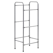 Ripiano portaoggetti per 3 casse 50 x 33 x 116 cm acciaio argentato 02_0000642