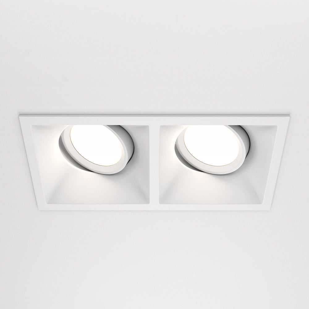 Faretto incasso soffitto Maytoni Dot 2xGU10 bianco