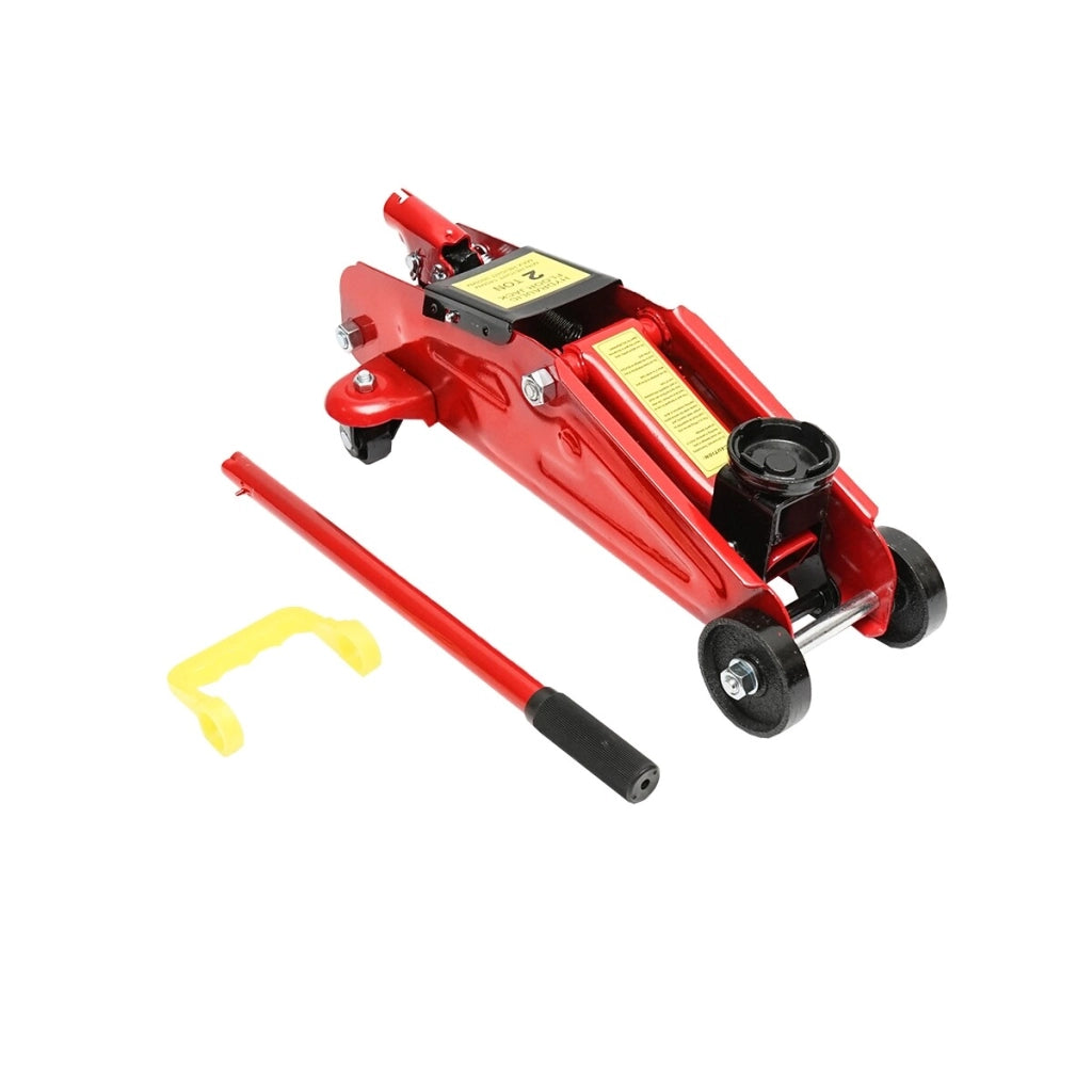 Cric idraulico a carrello 2000kg 130-290mm Martinetto idraulico a carrello 2 tonnellate Sollevatore idraulico a carrello